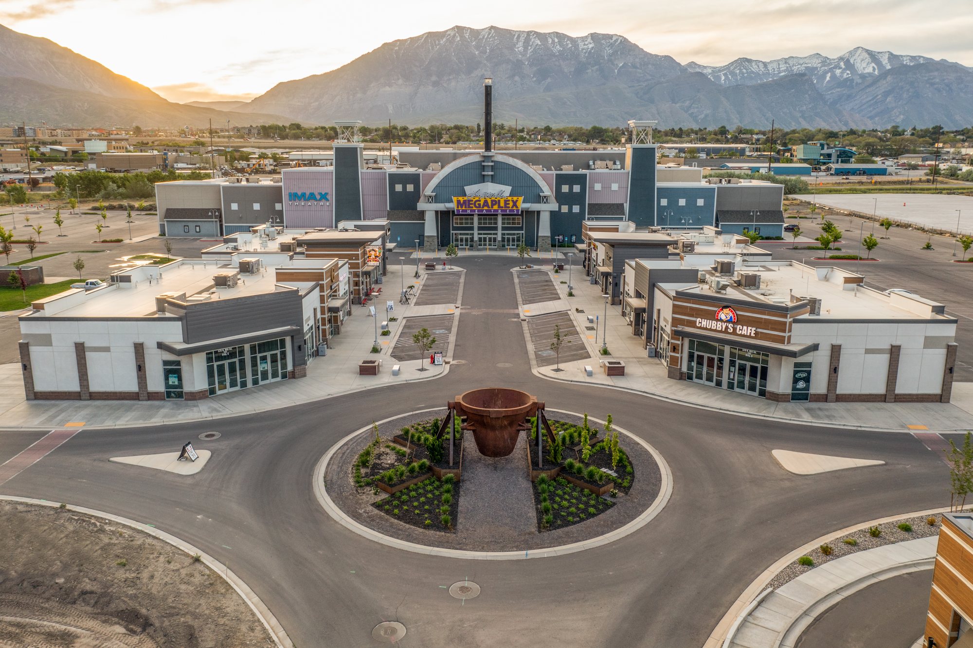 Commercial real estate campus managed by X Property Management